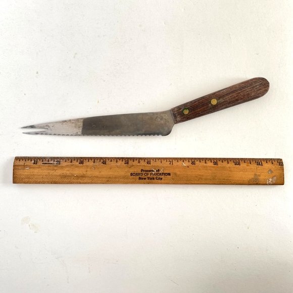 Bingo Prize Serrated Bar Knife Olive Skewer Steel Wood Handle from PA - Picture 8 of 12